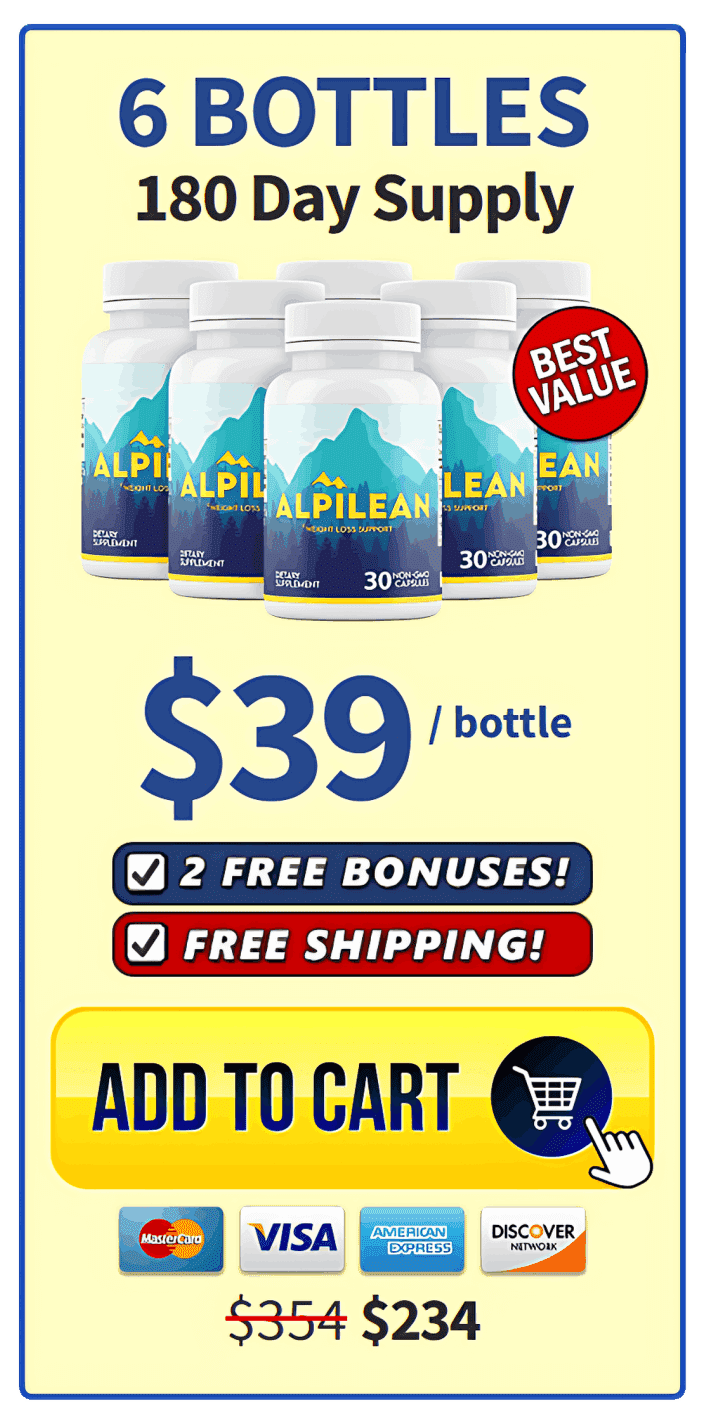 Alpilean Order 6 Bottle